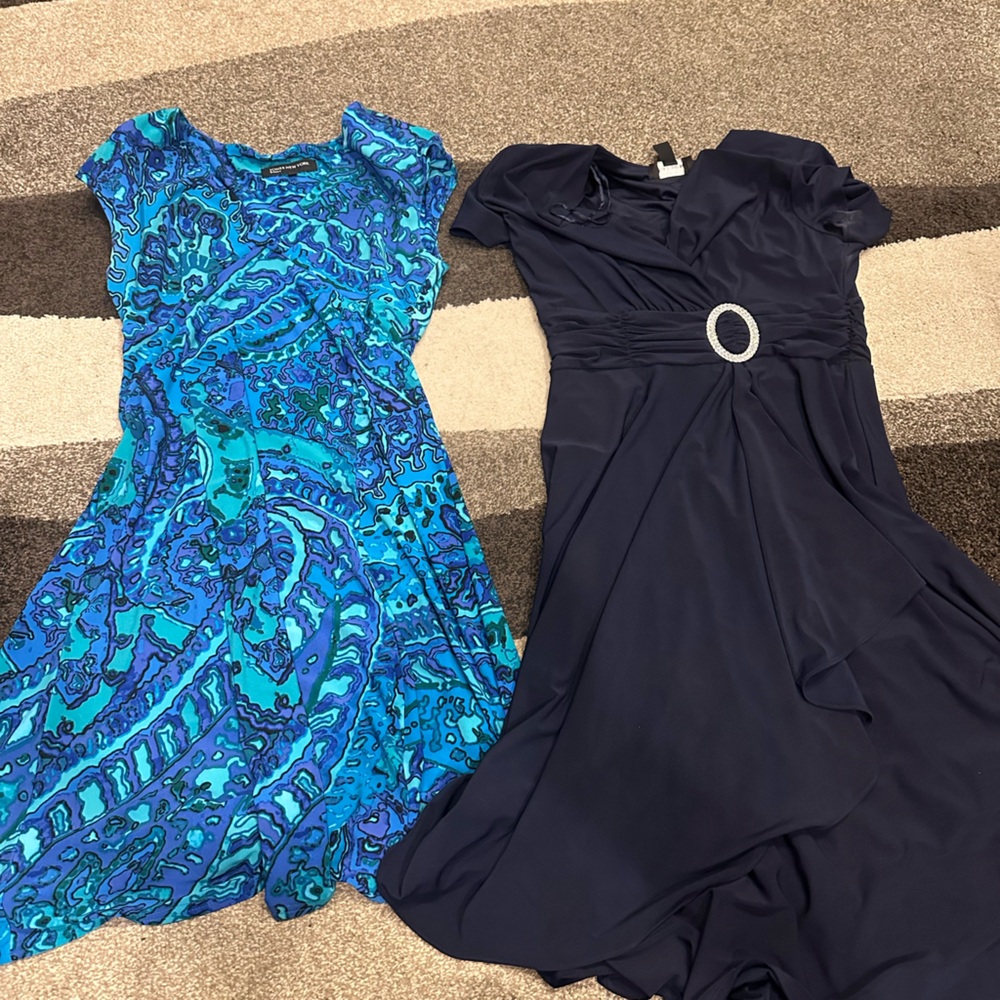Elegant Blue and Navy Women's Dresses